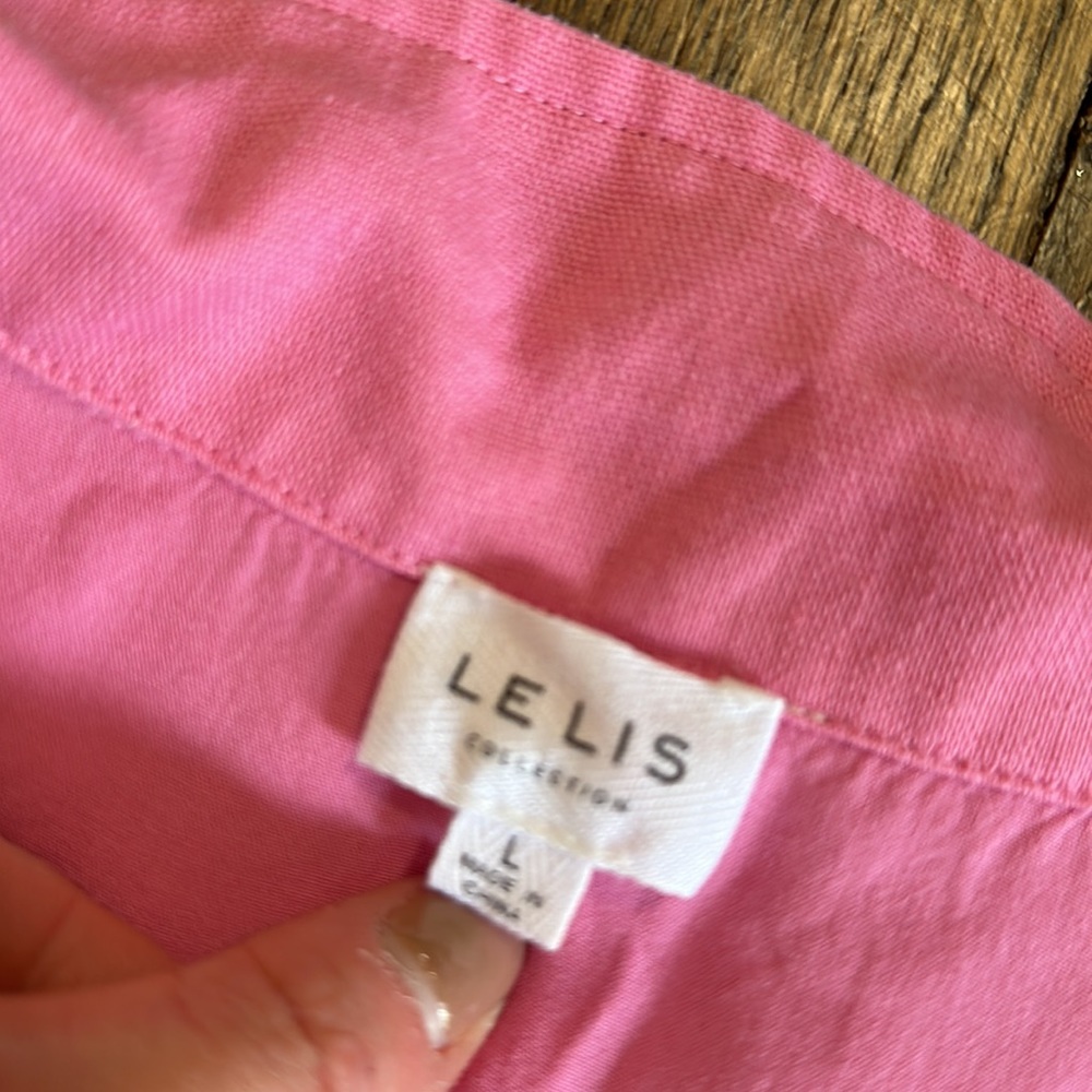 Le Lis Barbie Wrap Dress L - Picture 2 of 5